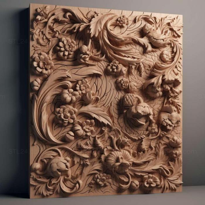 Patterns and decorations (stl dense 2, PATTERN_822) 3D models for cnc
